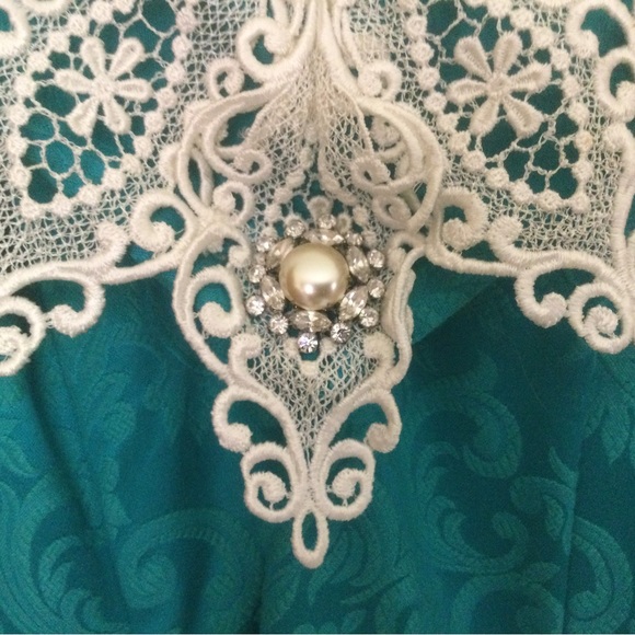 Vintage 80’s Scott McClintock Off Shoulder  Dress Size 8 - Picture 5 of 5